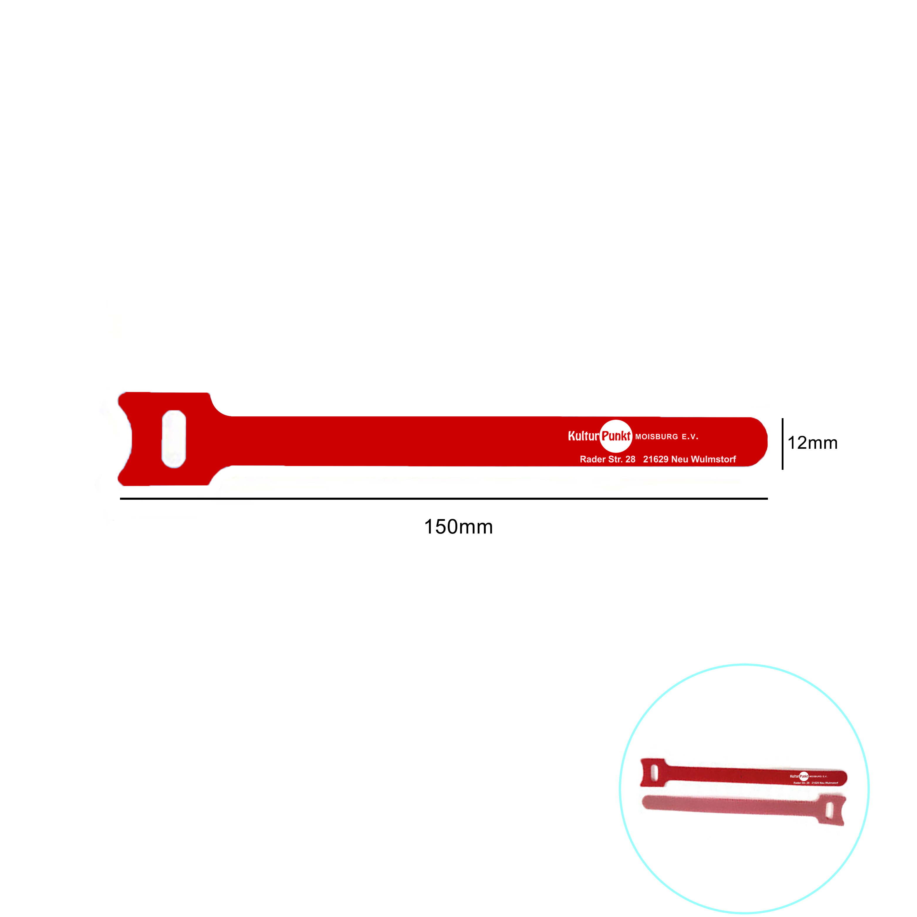 Kabelklett Bedruckt Kabelklett Veranstaltungstechnik VELCRO Klett 